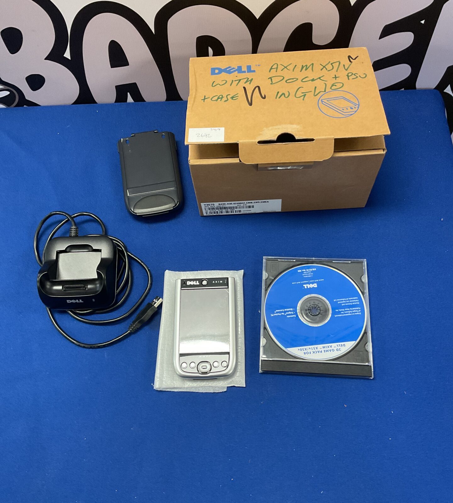 Dell AXIM X51V with dock and case