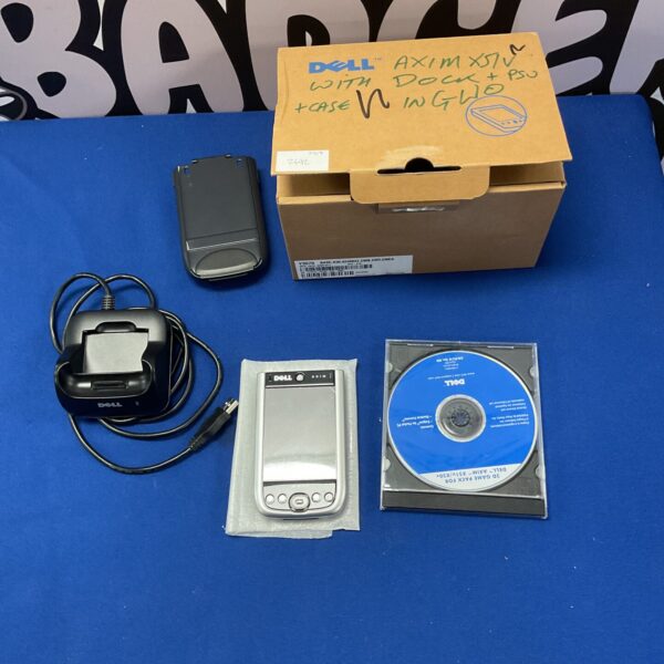 Dell AXIM X51V with dock and case