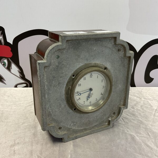 Vintage smiths ma metal & wood cased mantle clock