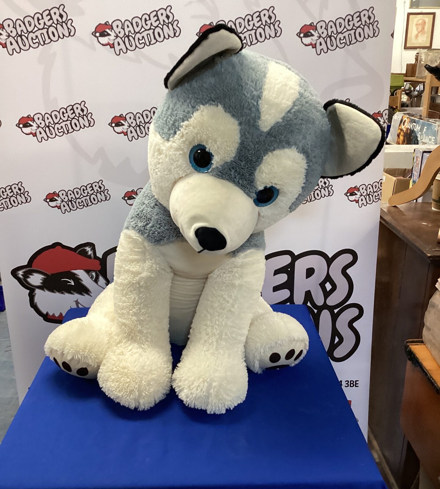Large hb leisure cuddly husky dog toy