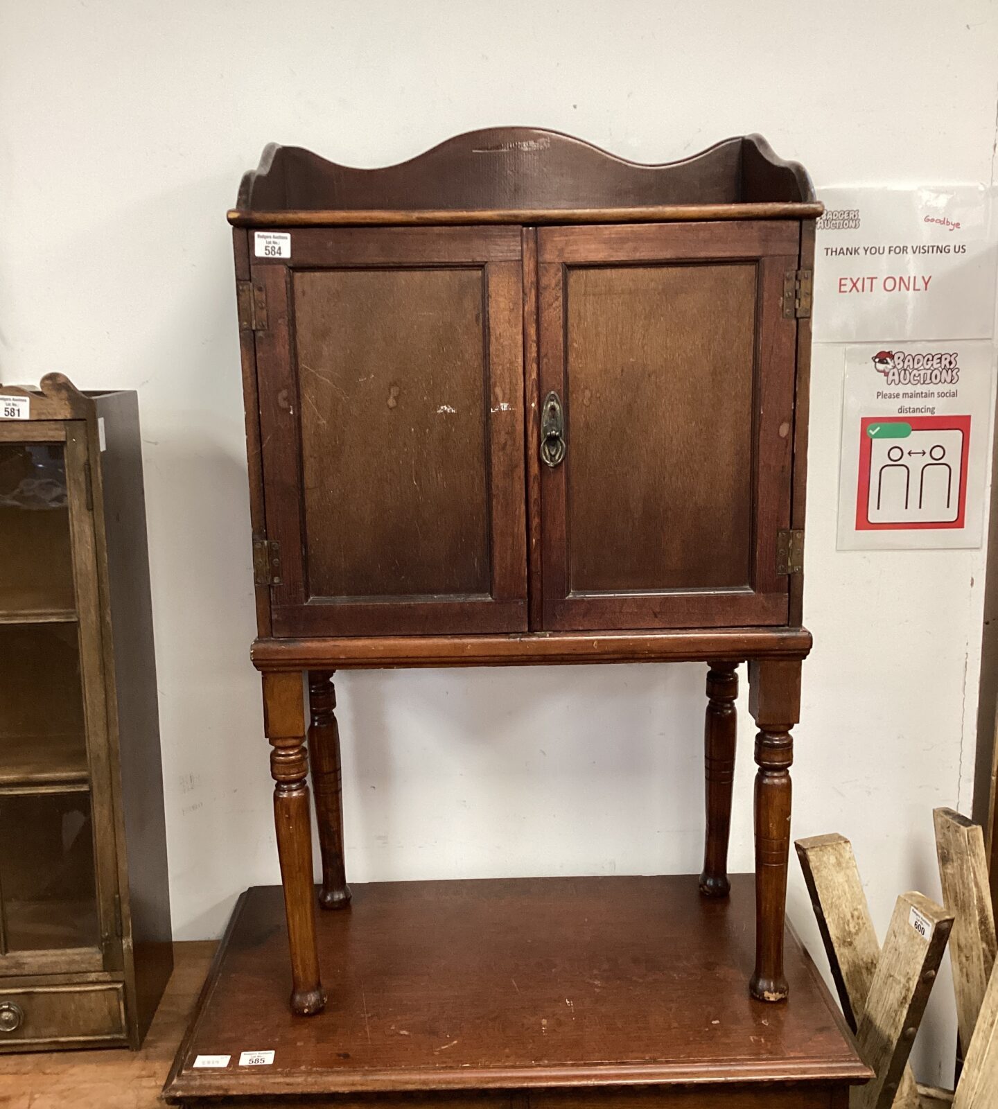 Vintage hall cabinet