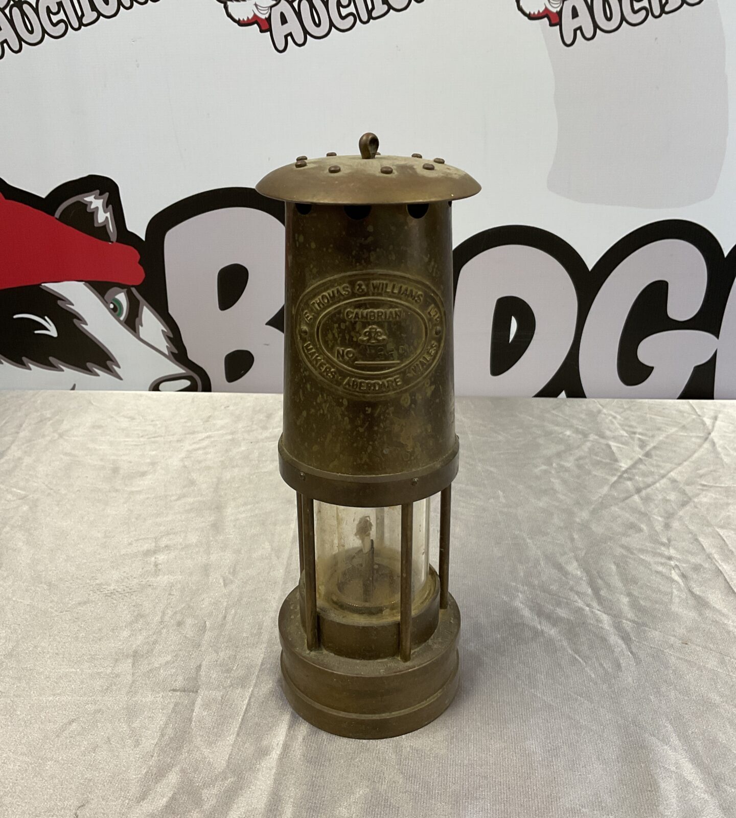 E thomas & williams ltd miners lamp