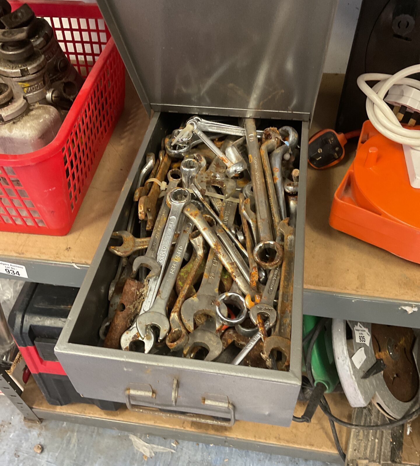 Tin full of spanners
