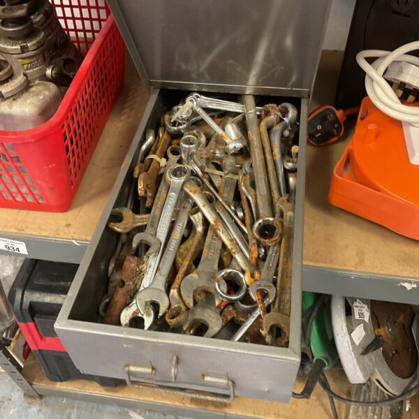 Tin full of spanners