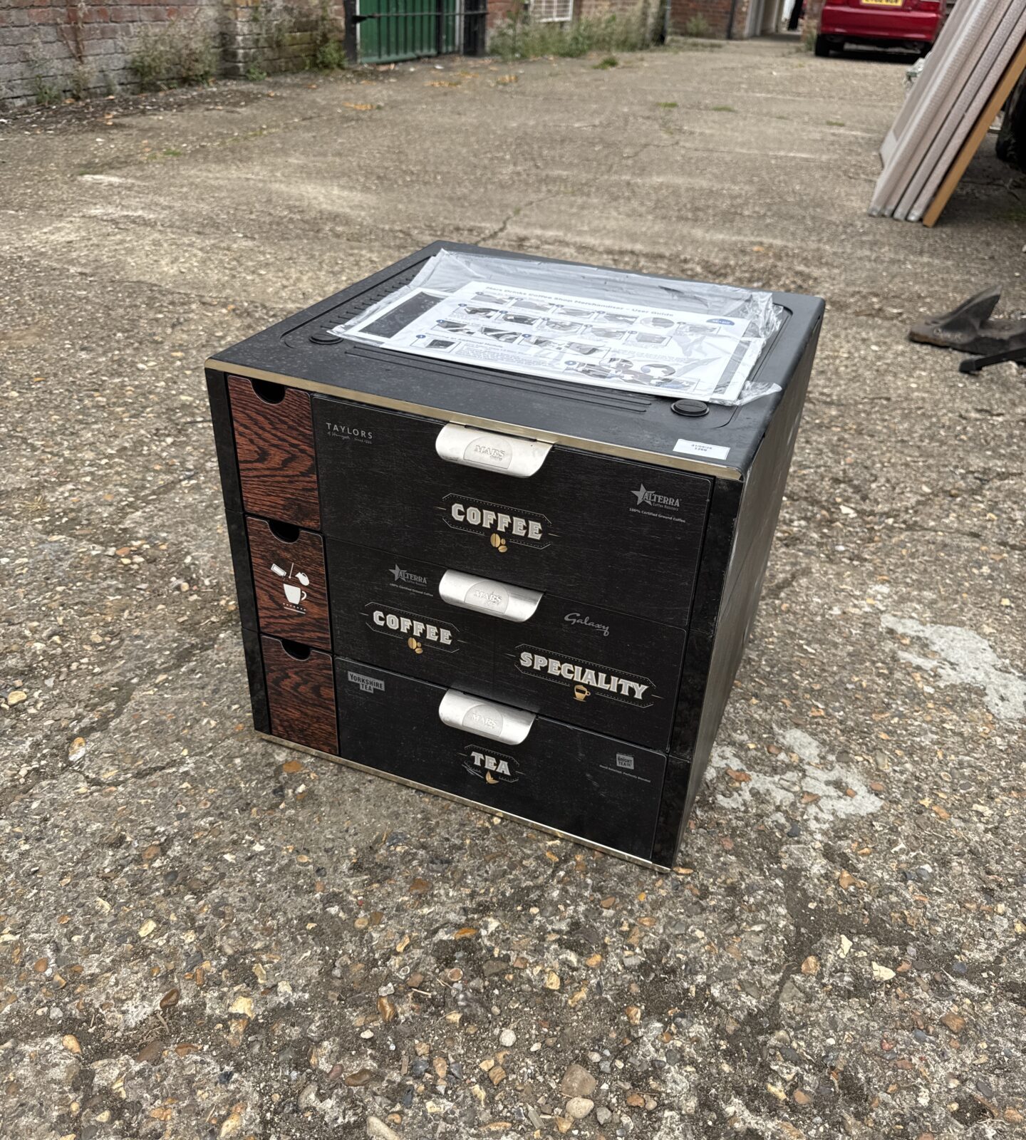 Mars drinks coffee bistro drawer cabinet 18” width