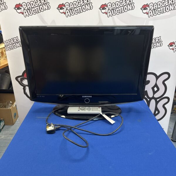 Front view of a Samsung LE26R87BD LCD television.