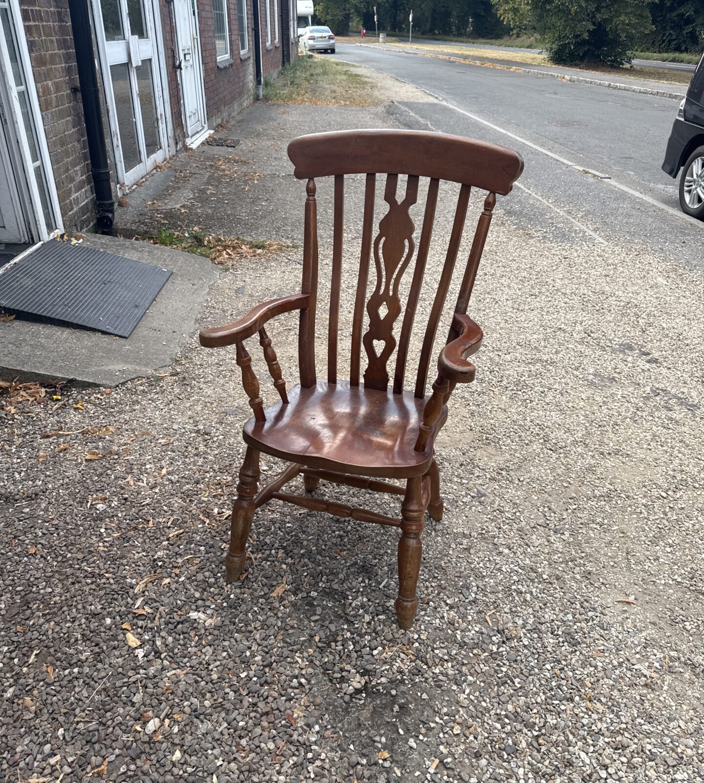 Vintage oak carver chair