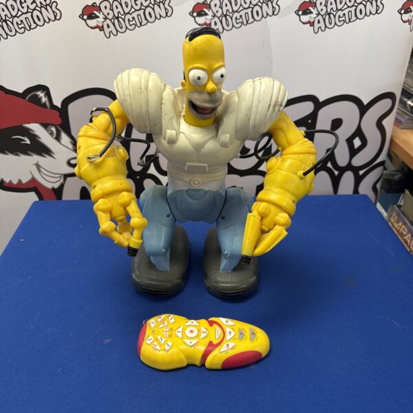 Retro simpsons homersapien rc robot toy with remote