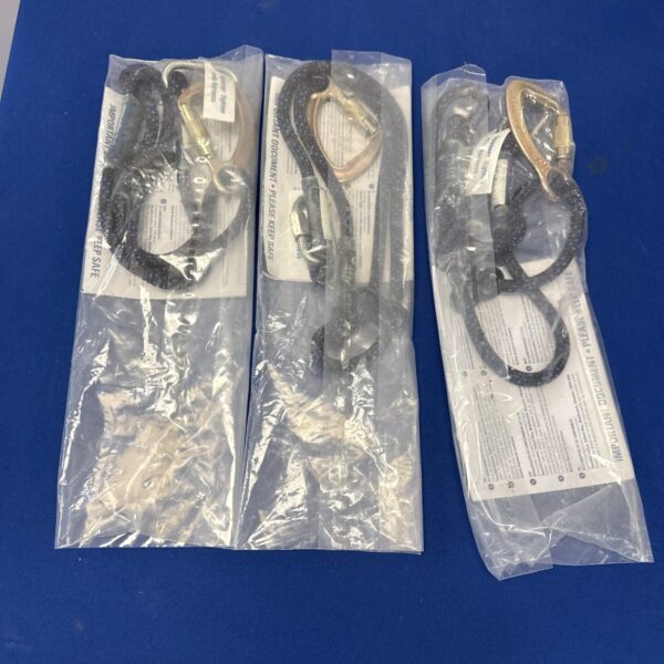 New Spanset safety restraints in original packaging.