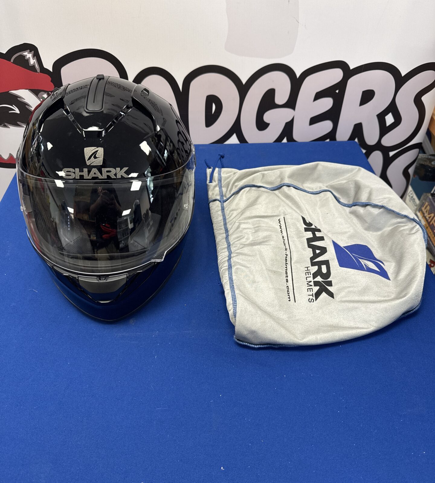 Shark motorcycle helmet - appears unused
