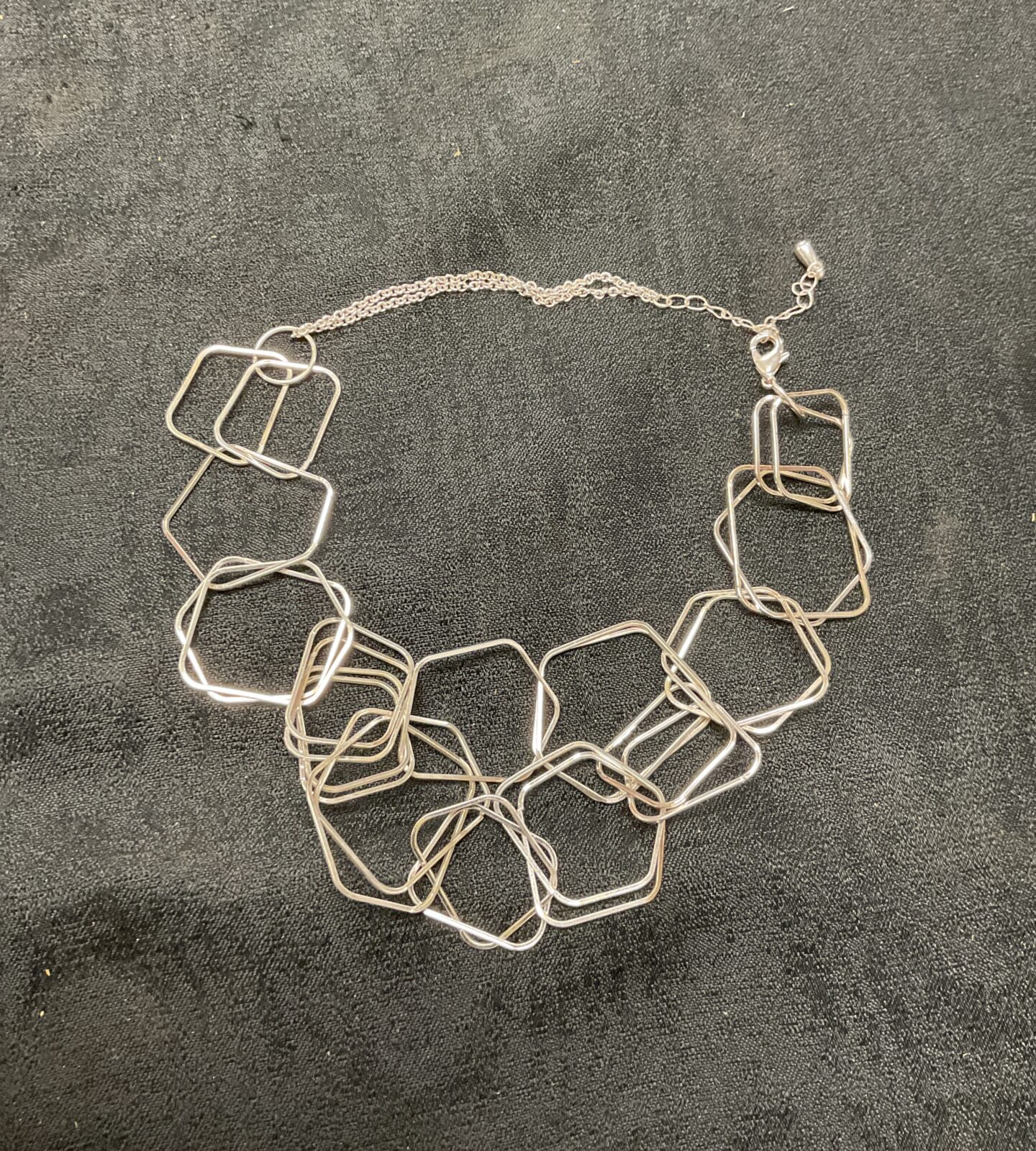Biba Schutz, New York style Pentagon chain necklace