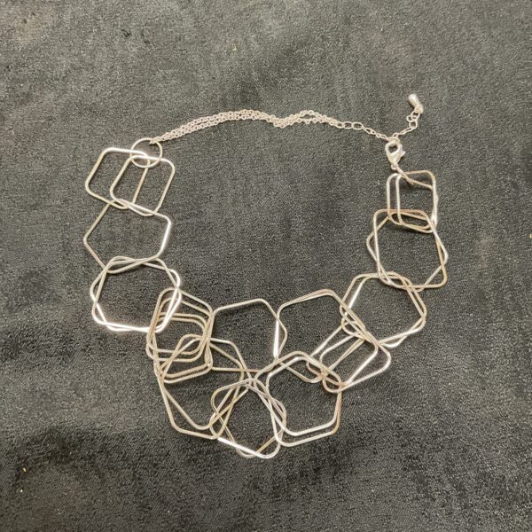 Biba Schutz, New York style Pentagon chain necklace