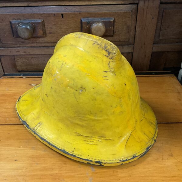 Vintage 1970s fire service fireman’s helmet