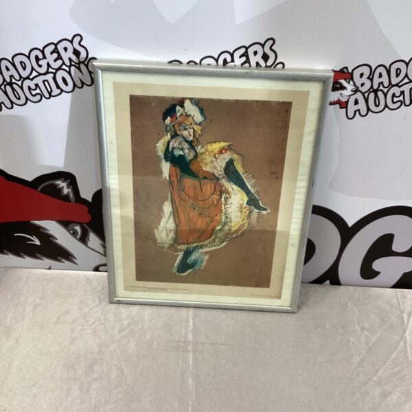 Print of Toulouse Lautrec -Jane Avril  Dansant