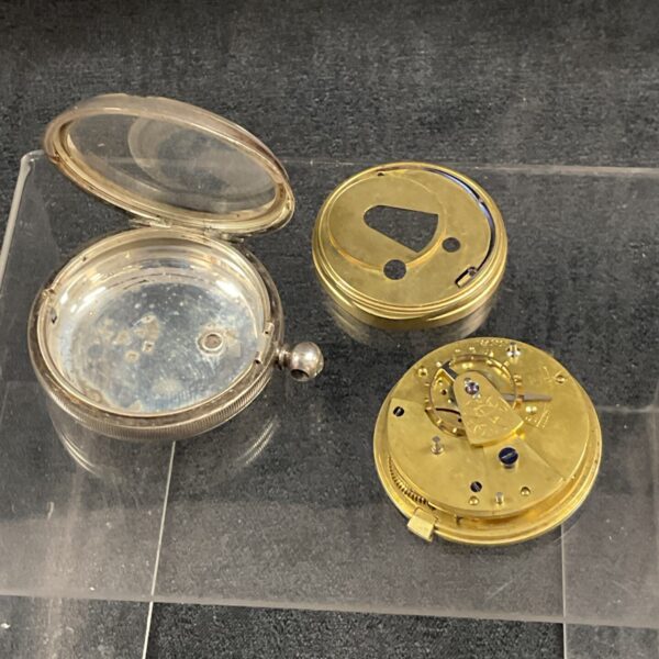 Vintage silver wmc pocket watch