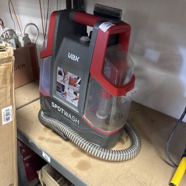 Vax Spotwash steam cleaner handheld carpet and upholstery cleaning machine.