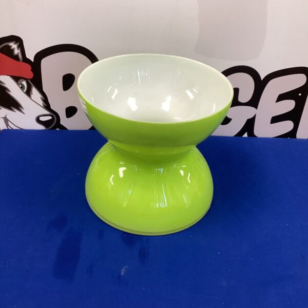 Large clear Ikea flower vase for floral arrangements and home decor.