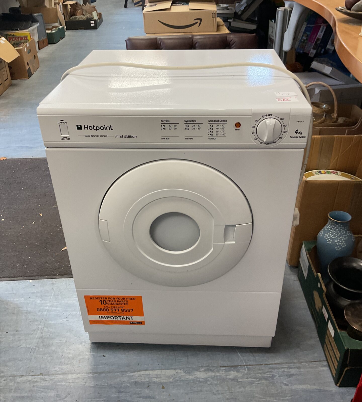 Hotpoint first edition counter top tumble dryer
