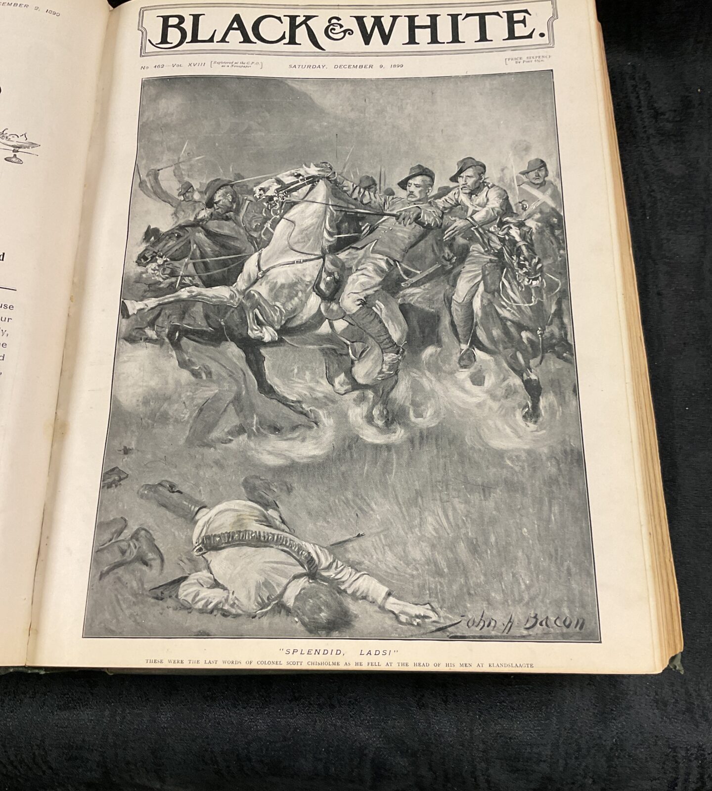 Two Victorian Edwardian Albums of copies of black and white magazines dated 1900 January to October - Image 4