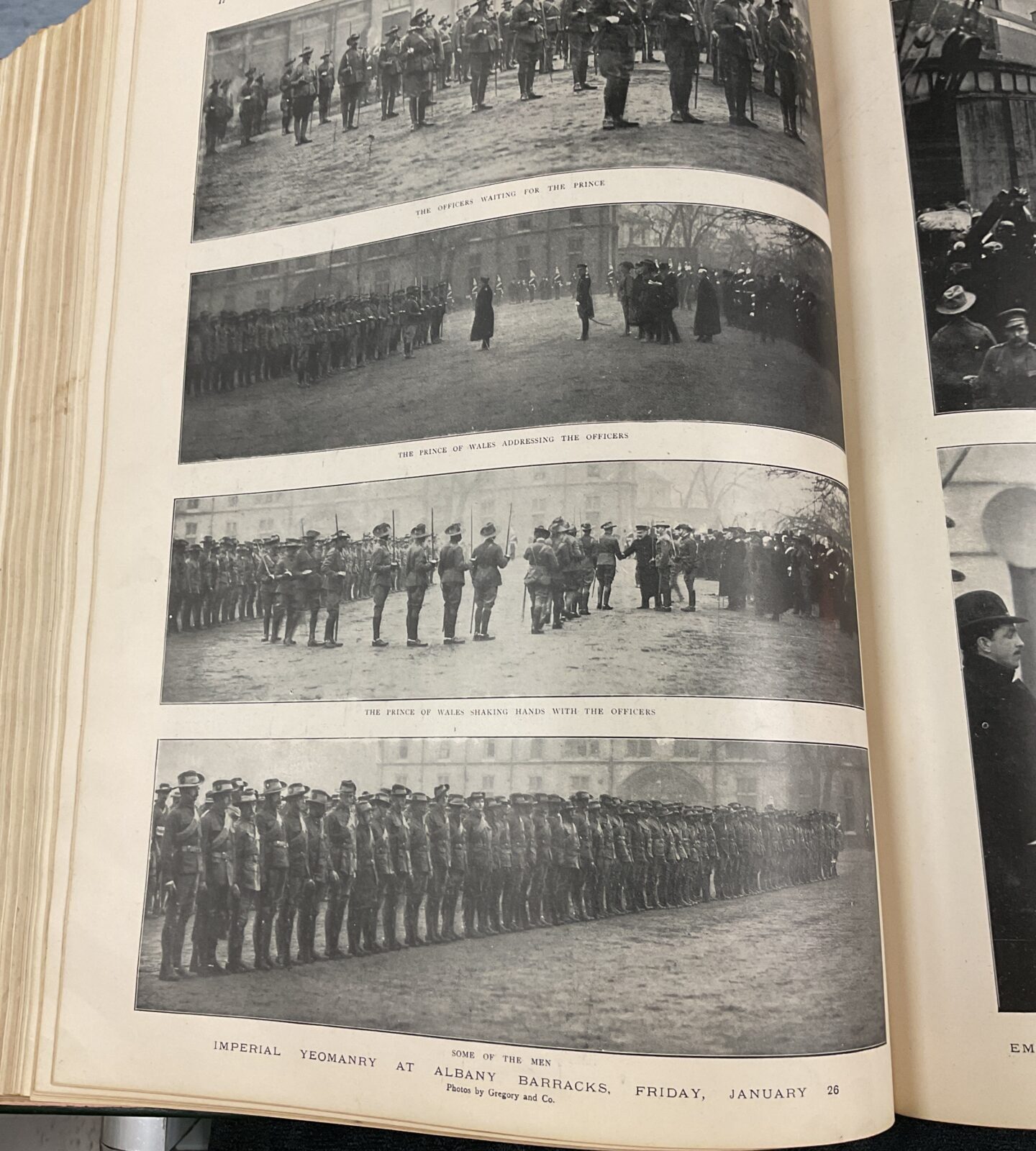 Two Victorian Edwardian Albums of copies of black and white magazines dated 1900 January to October - Image 5