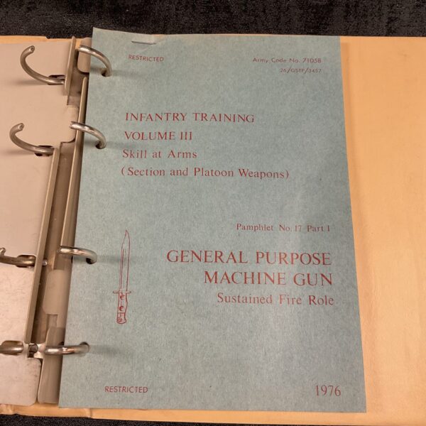 Infantry training vol I’ll skill at arms  general purpose machine gun