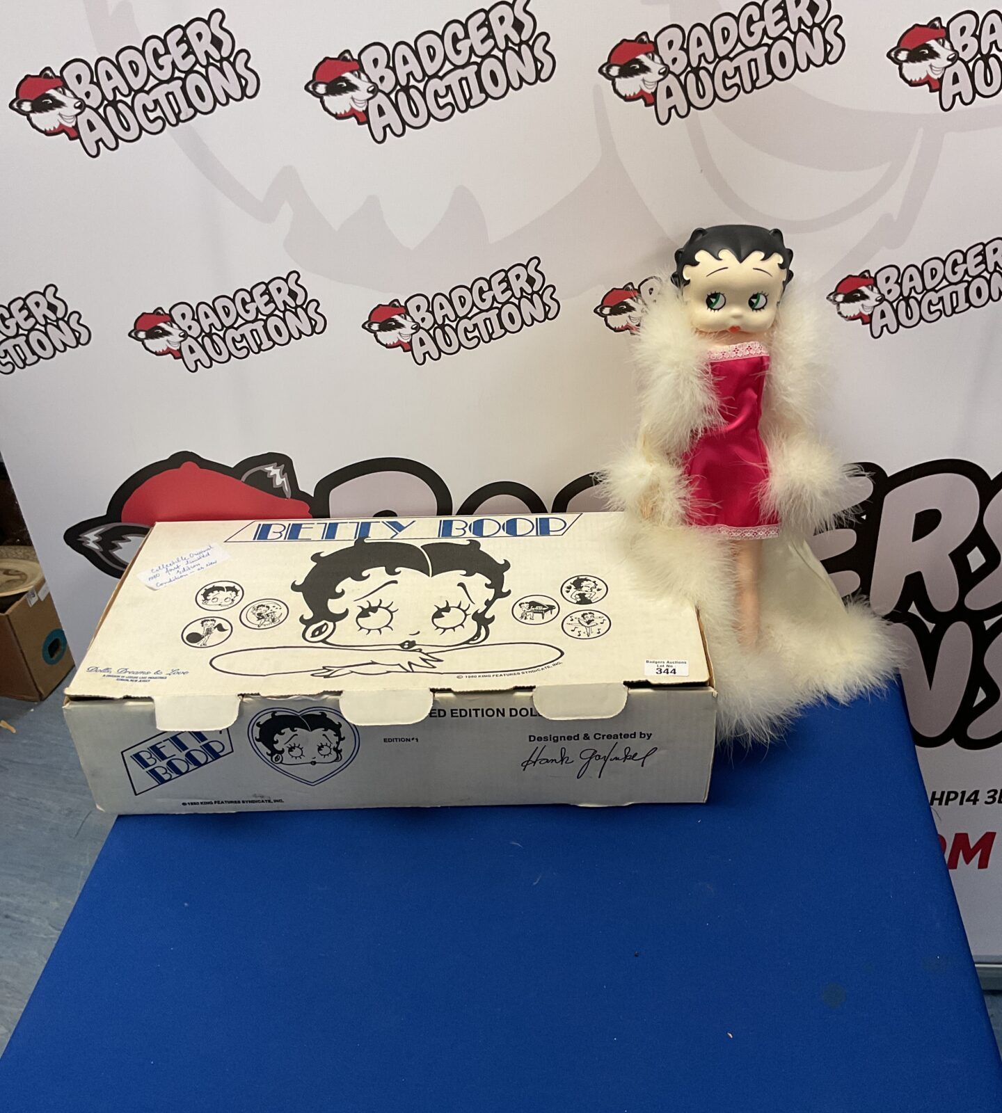 Collectible Original 1980 vintage limited edition Betty Boop doll, as new