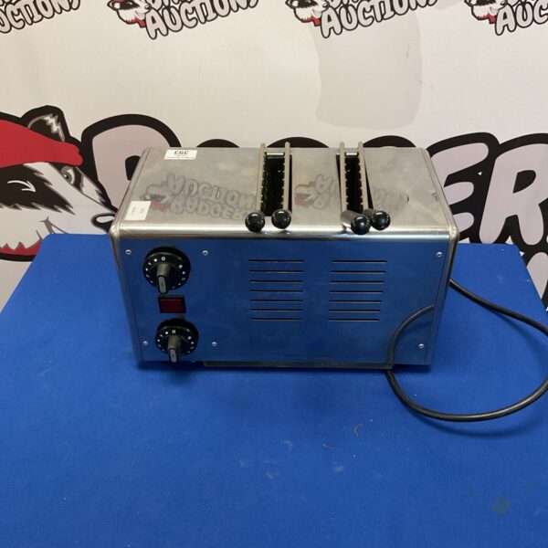 Vintage Rowlett Rutland catering toaster for commercial kitchens.