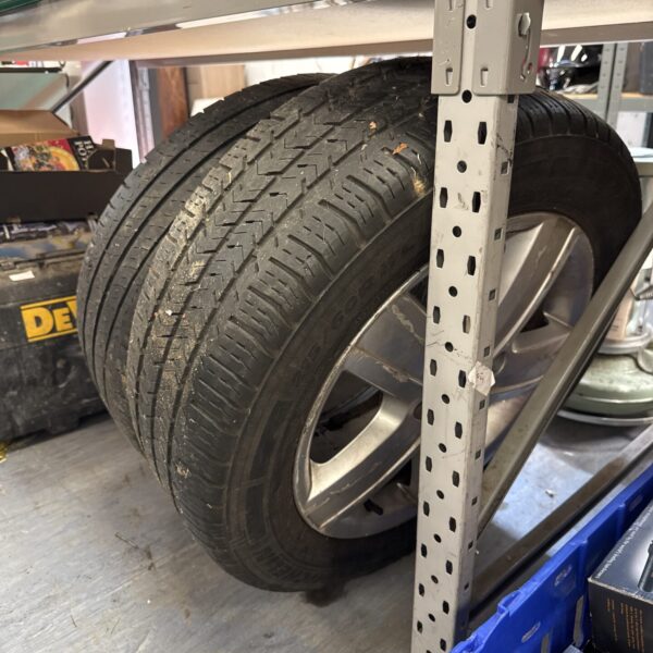Two 17” VW transporter alloy wheels - have kerb marks