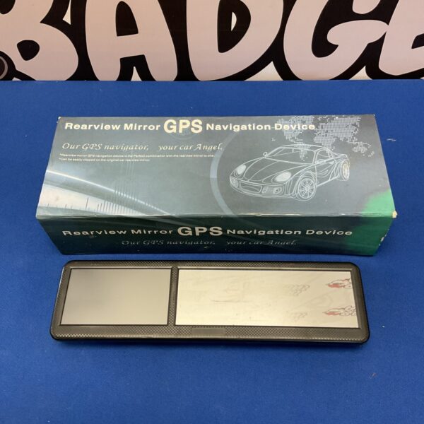 Rearview mirror gps navigation device