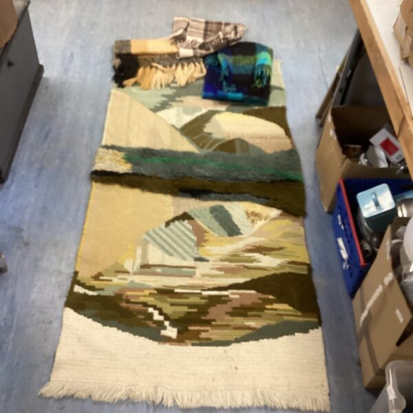 Artisan Colourful Rug and shawls