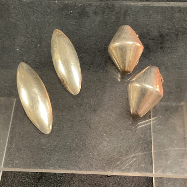 Two pairs 925 silver Clipon earrings