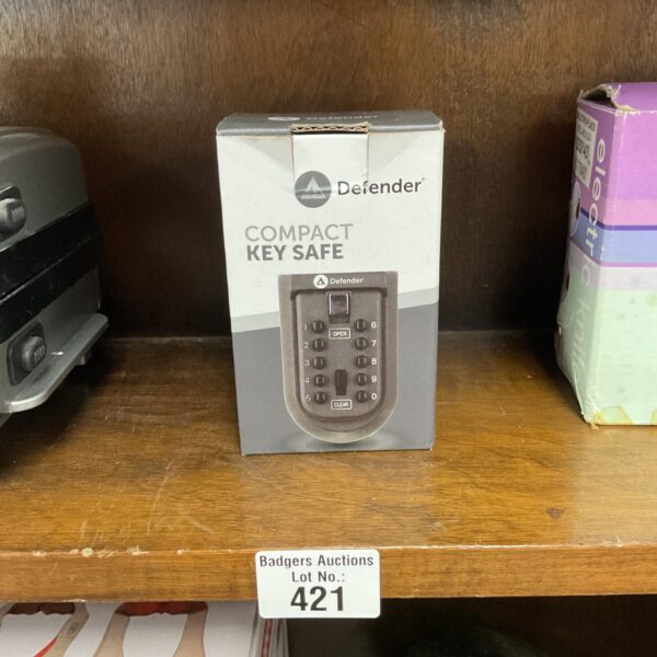 Defender compact key safe for secure outdoor key storage.