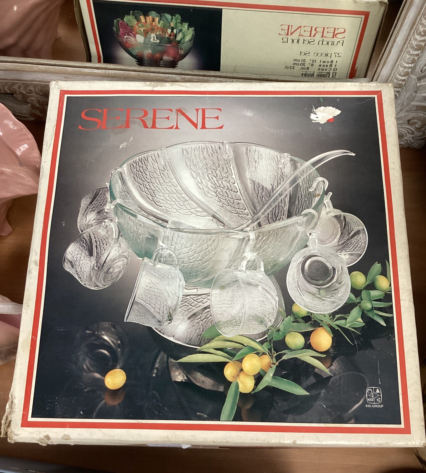 Serene Punch bowl in orginal box