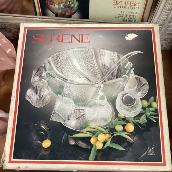 Serene Punch bowl in orginal box