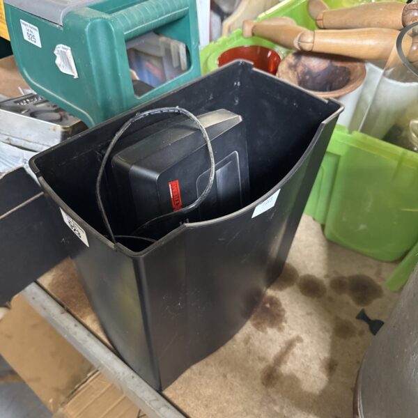 Used Powerbase Xtreme paper shredder for office document security.