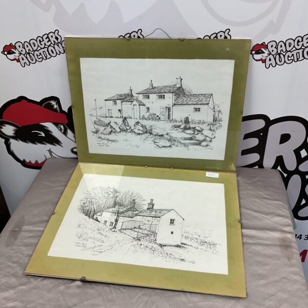Pair of jean s prints of white wells ilkley moor
