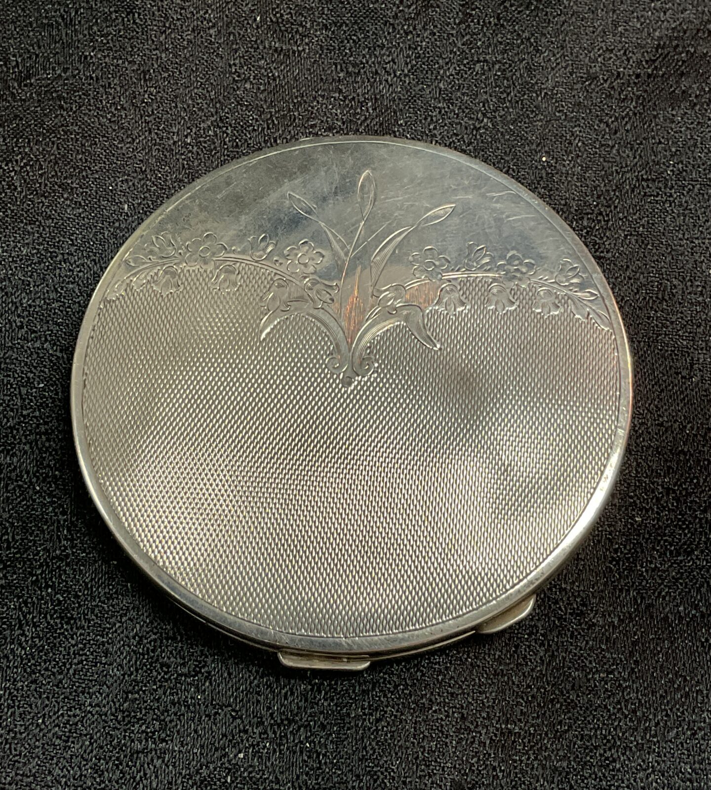Charles S Green & Co Sterling silver hallmarked compact 1958 3.63 oz gross