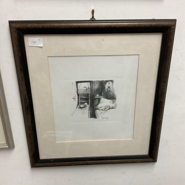 Martyn mackrill nautical print of ships cabin aboard runa