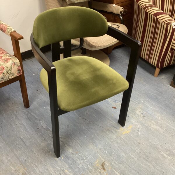 Neo Art Deco Black Arm Chair