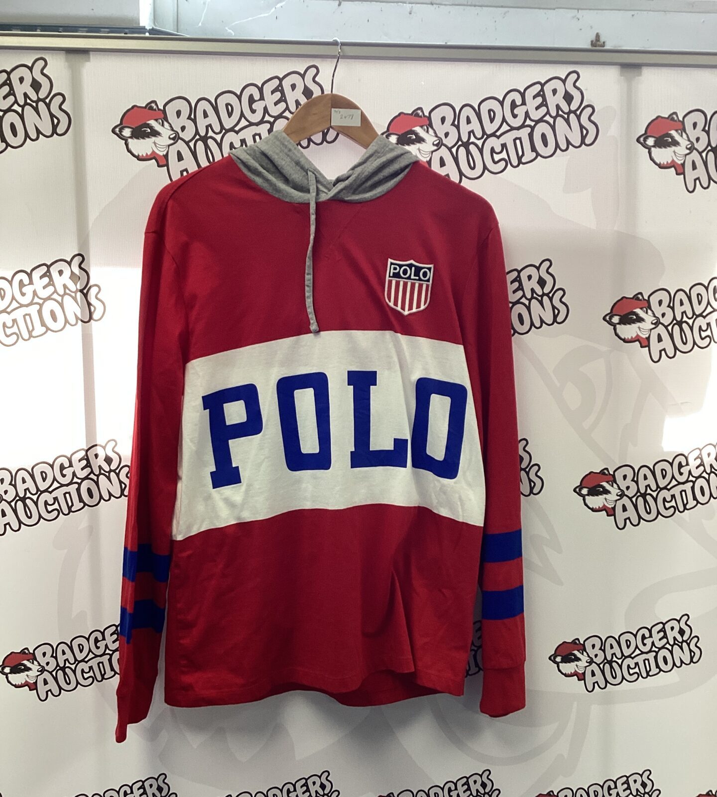 Polo Hoodie size m