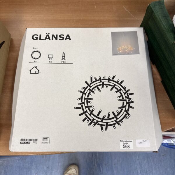 IKEA glansa ceiling light - new in box