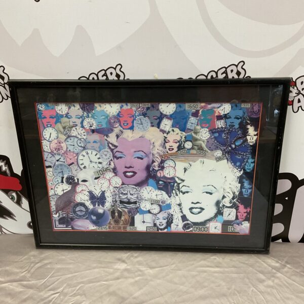Framed marylyn monroe pop art print