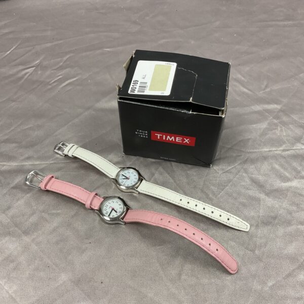 Two ladies quartz timex watches