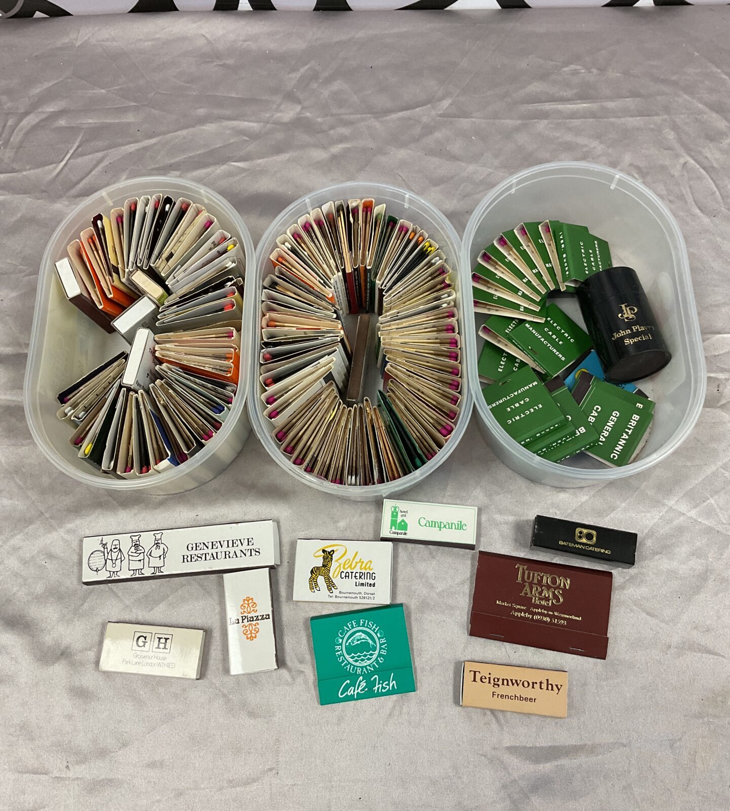 Large collection of match books