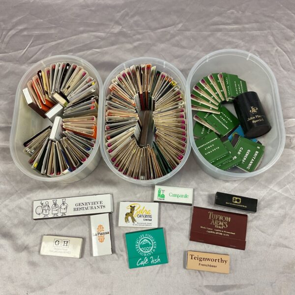 Large collection of match books