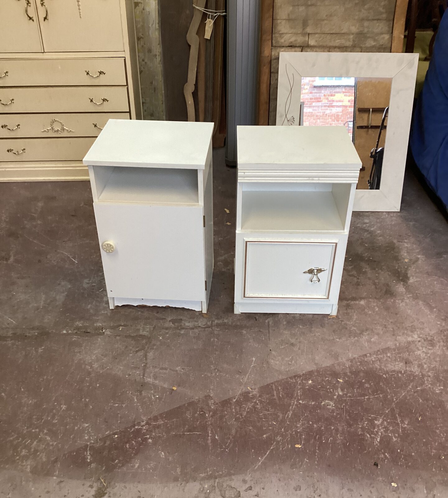 Two bedside cabinets