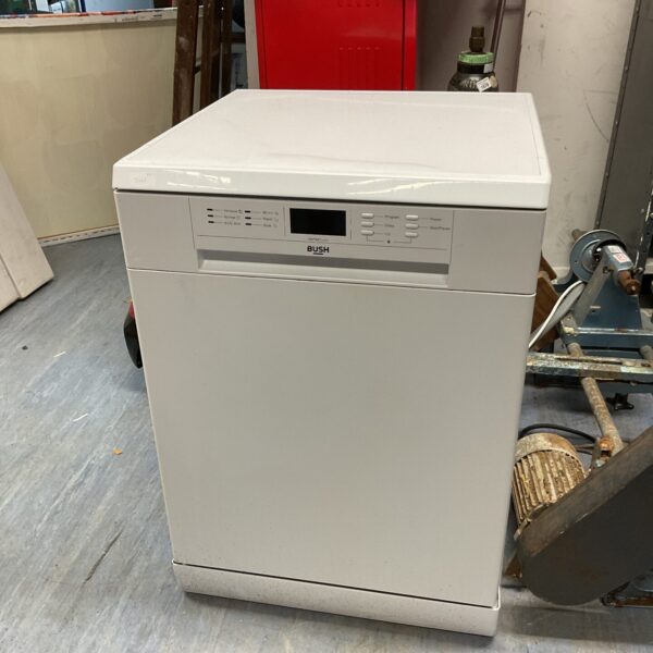 White Bush dishwasher, model DWFsg126W, for restoration.