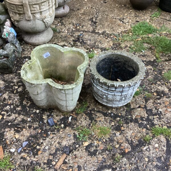 Two garden planters