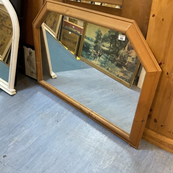 Pine frame mirror 29cm x 40 cm