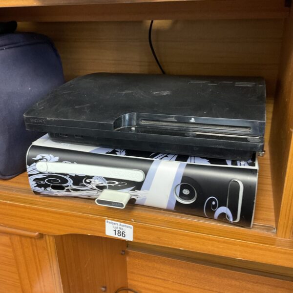 Microsoft xbox 360 & sony PlayStation 3 slim consoles